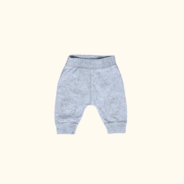 Grey Joggers with Knee Patch