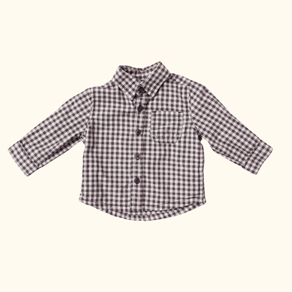 Brown Checkered Shirt