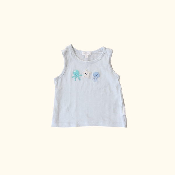 Light Blue Summer Singlet