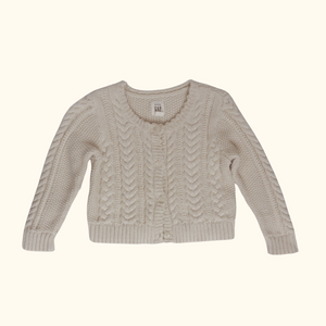 Cream Knitted Cardigan