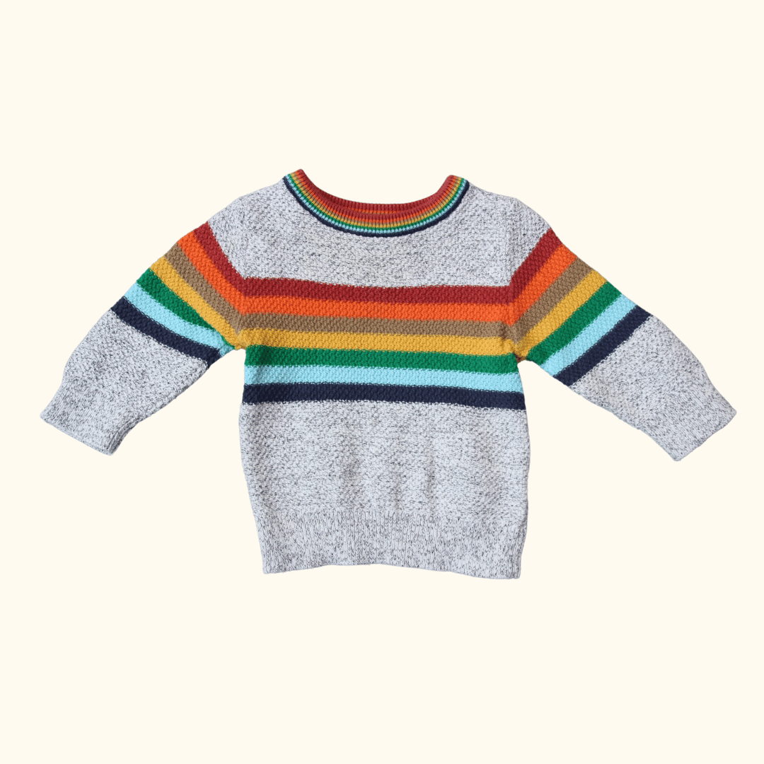 Grey Jumper with some Colour