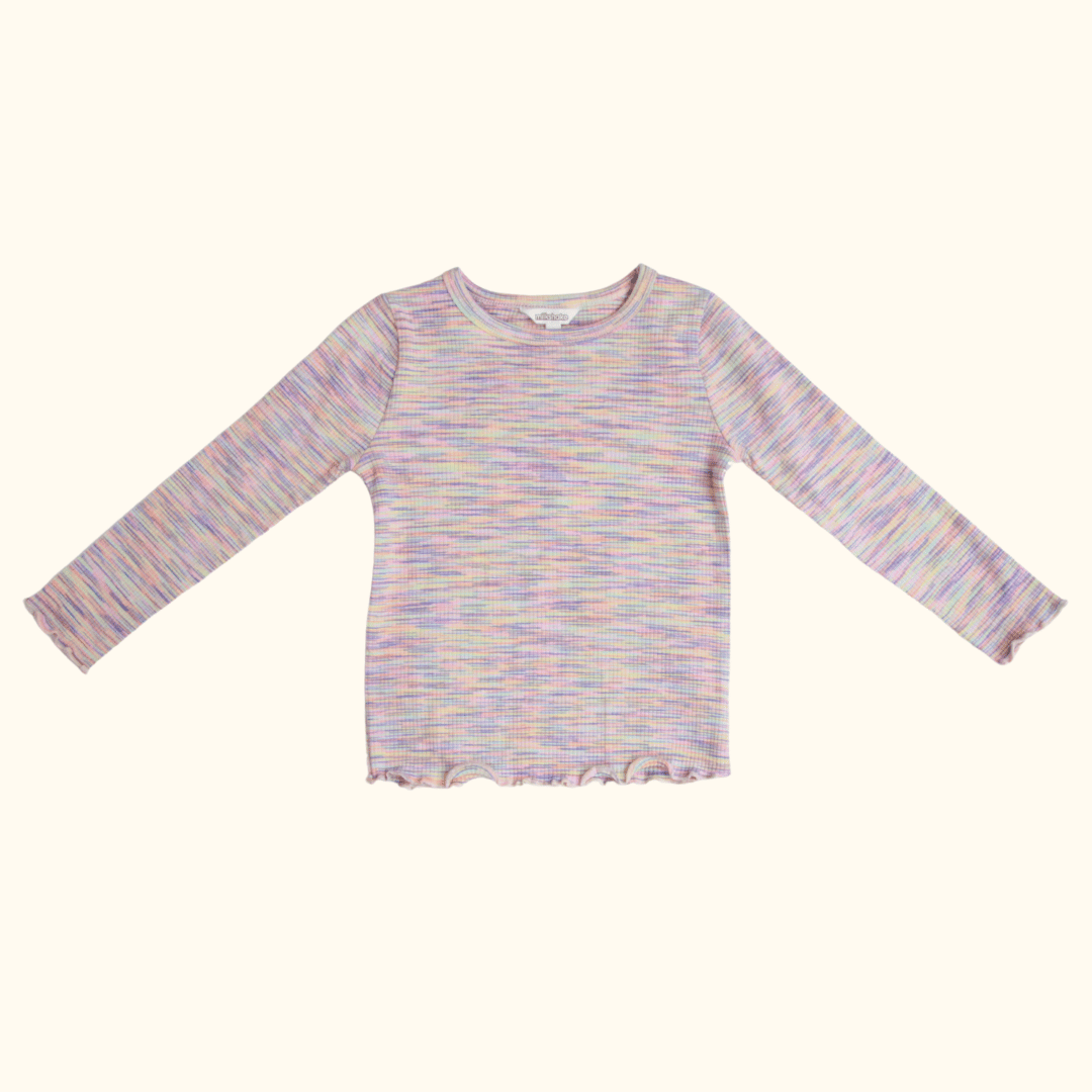 Rainbow Coloured Longsleeve T-Shirt