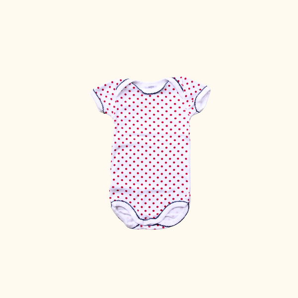 Red Polkadot Bodysuit