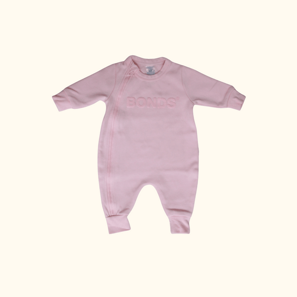 Pink Zip Onesie