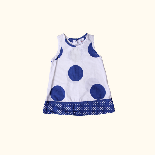 White and Blue Summer Dress