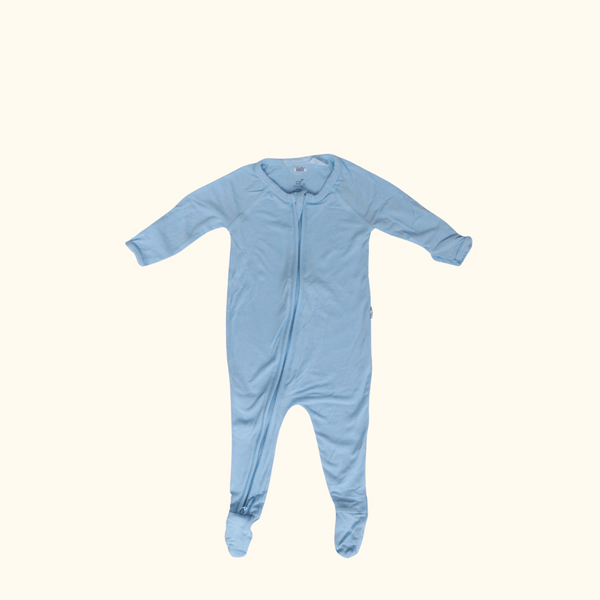 Blue Zip Onesie