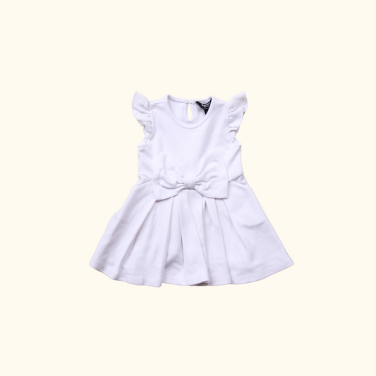 White Dress with Bow