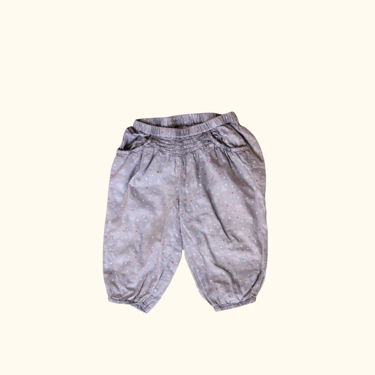 Grey Pants with Polkadots and Hearts