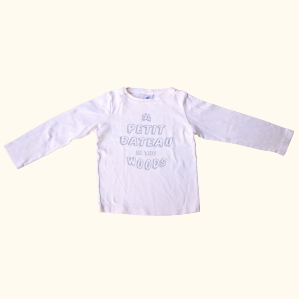 Cream Long Sleeve T-Shirt