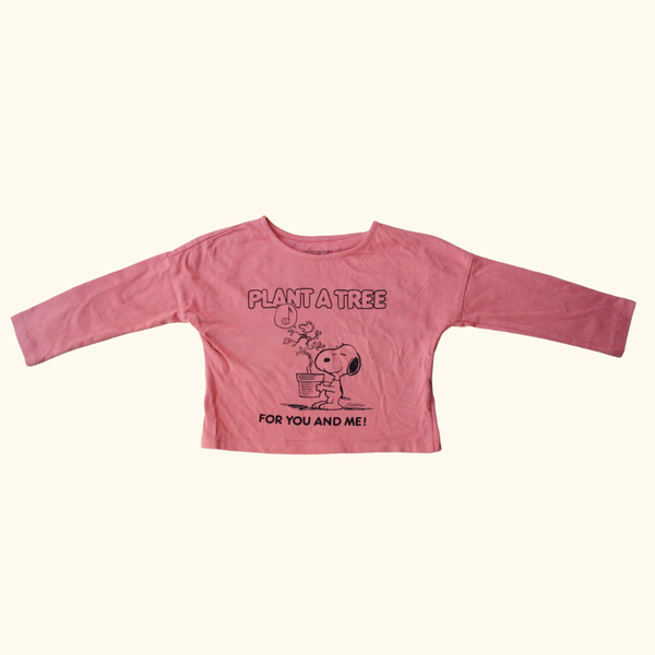 Dusty Pink Long Sleeve T-Shirt