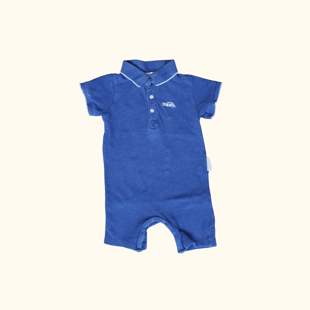 Navy Blue Romper