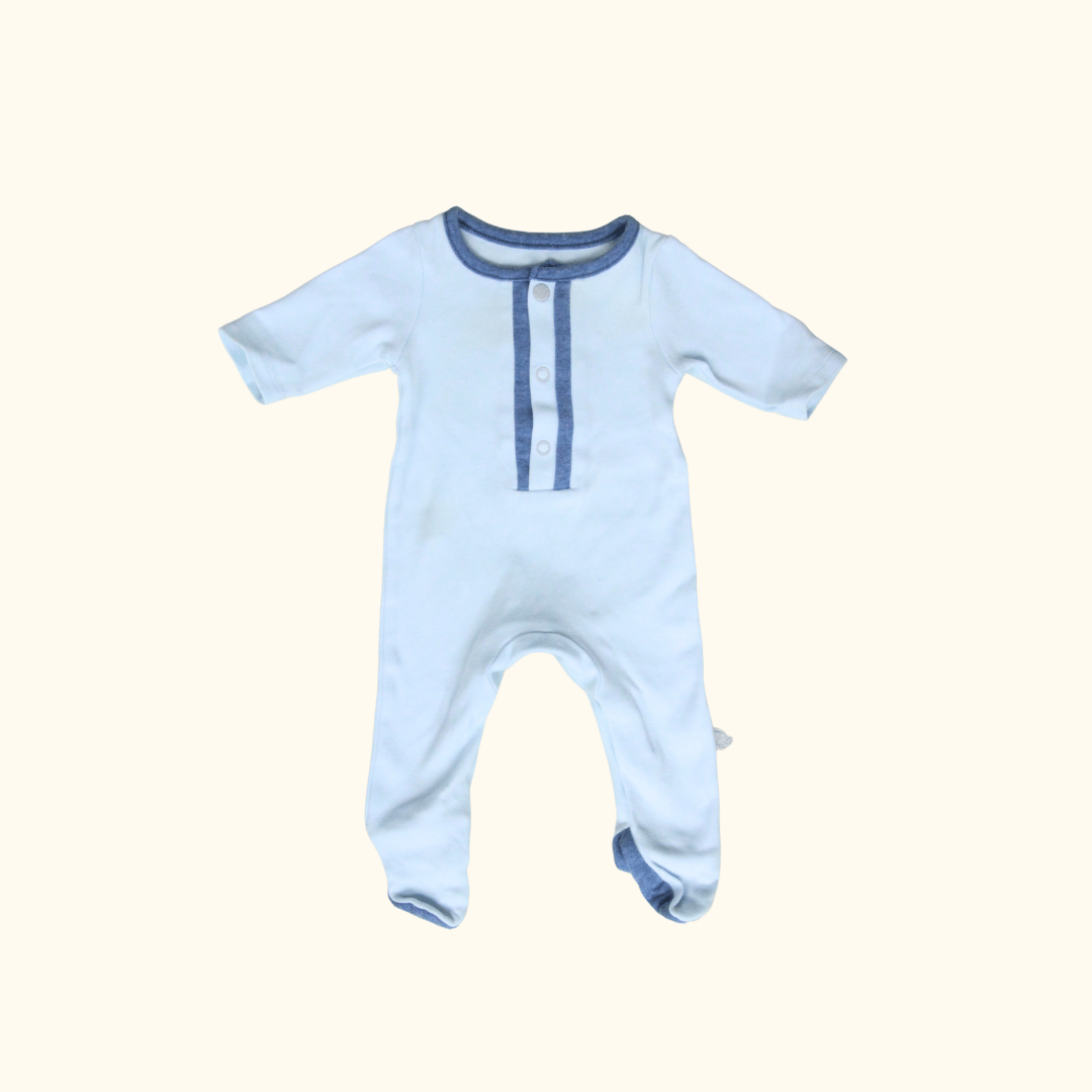 Plain Light Blue Onesie