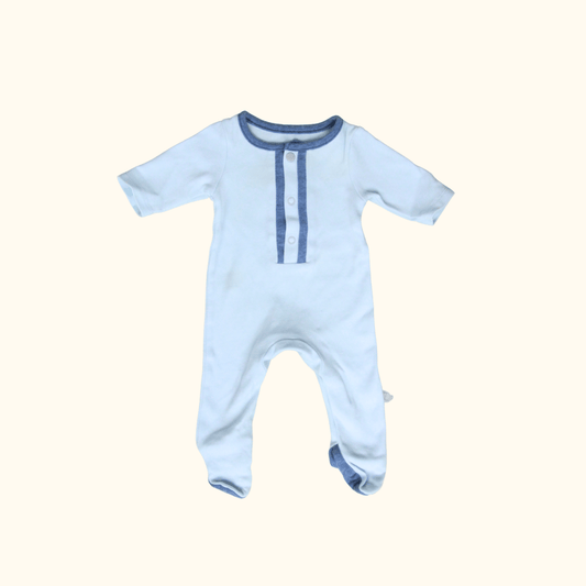 Plain Light Blue Onesie