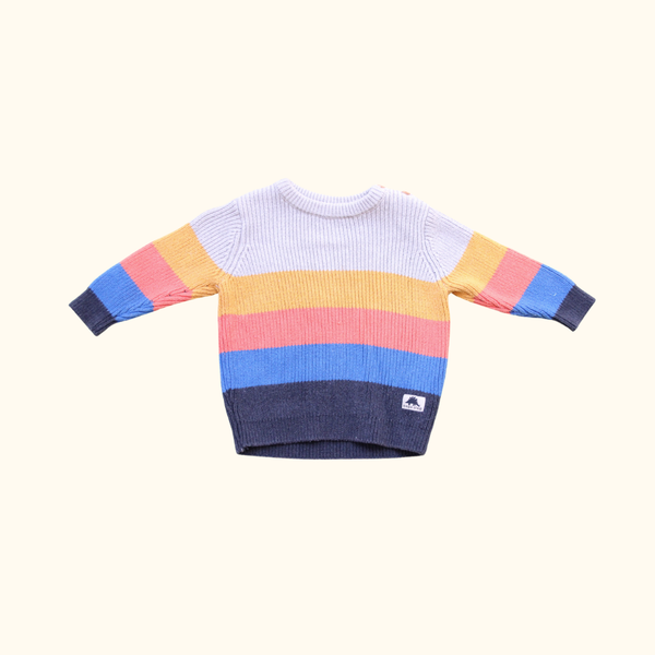 Multicoloured Striped Jumper