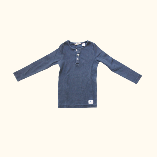 Blue Henley T-Shirt