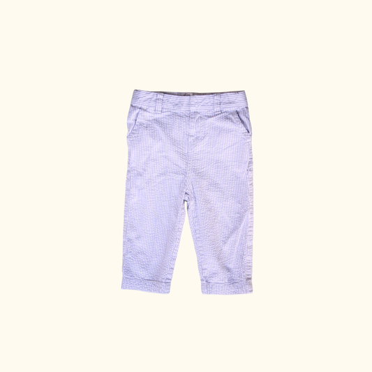 Grey Striped Pants