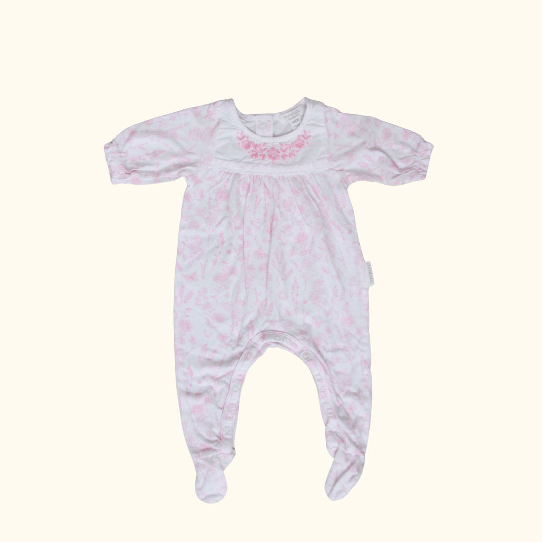 Floral Printed Onesie