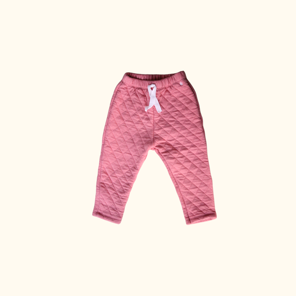 Pink Quilted Pants