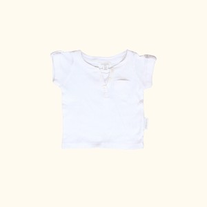 White Henley T-Shirt