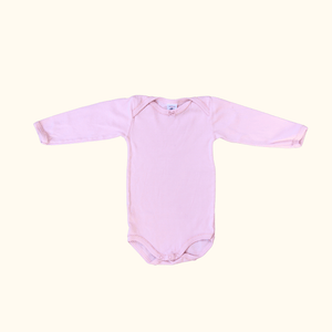 Plush Pink Long Sleeve Bodysuit