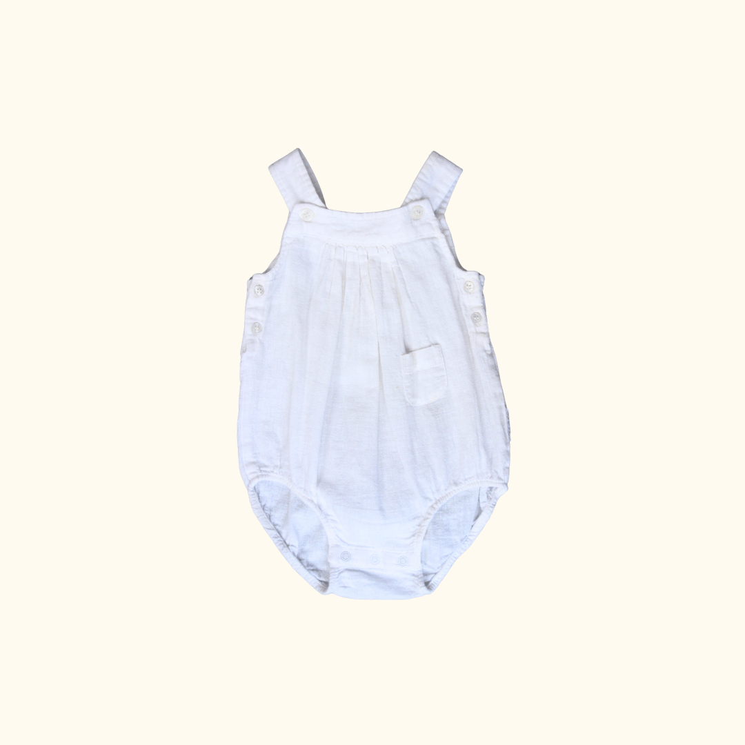Classic White Romper