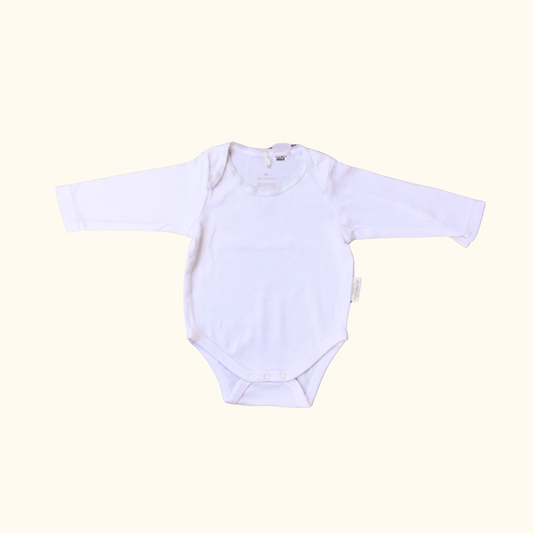 Classic White Long Sleeve Bodysuit