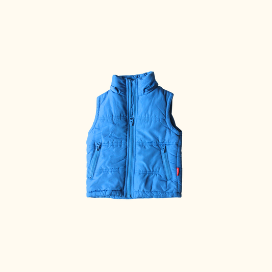 Blue Puffer Vest