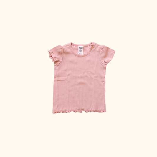 Pink Rib T-Shirt