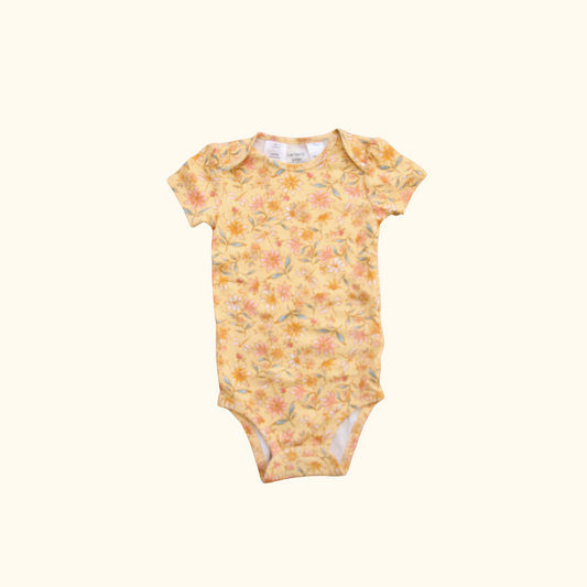 Yellow Floral Bodysuit