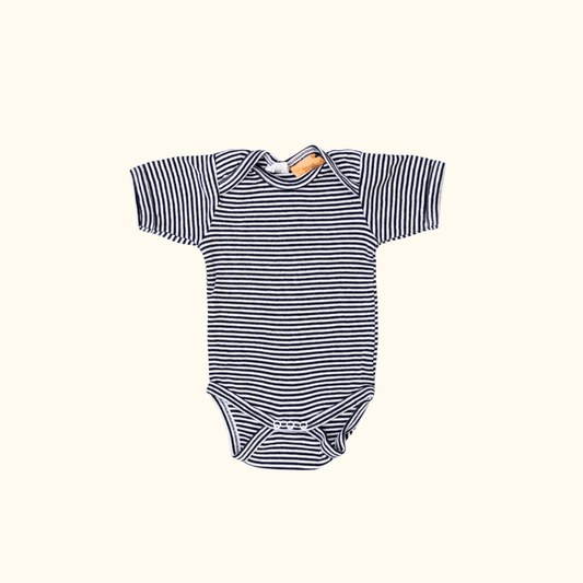 Black and White Striped Bodysuit