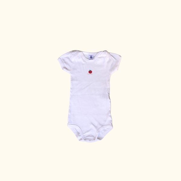 White Short Sleeved Bodysuit
