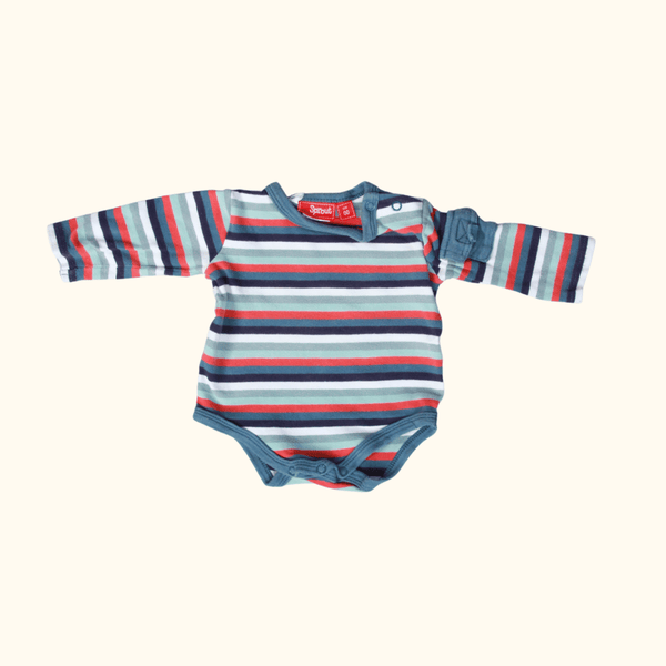 Multicoloured Bodysuit with Stripes