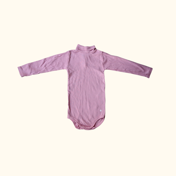 Pink Turtle Neck Bodysuit