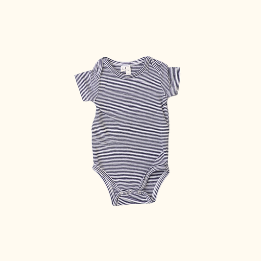 Black and White Striped Bodysuit