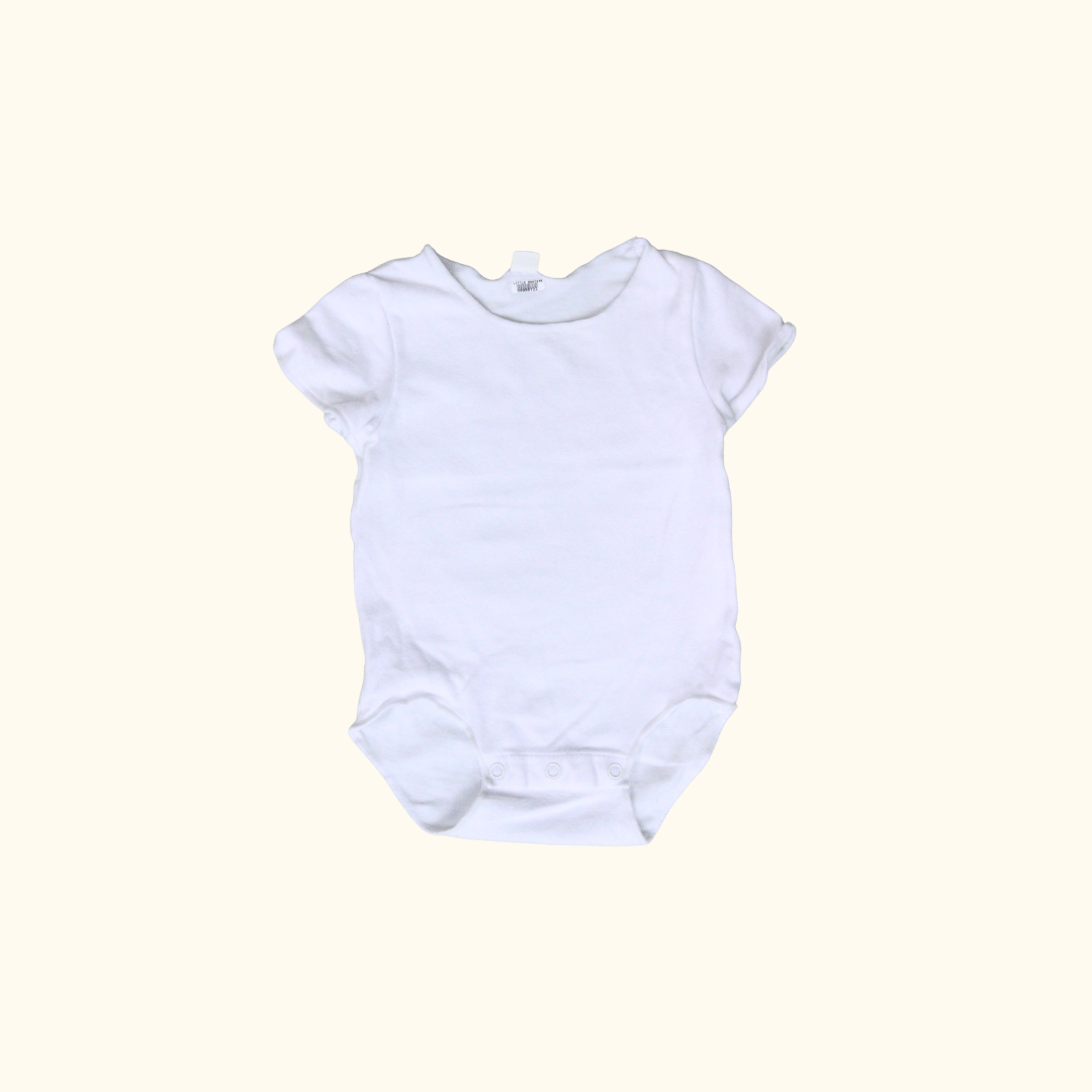 Plain White Bodysuit