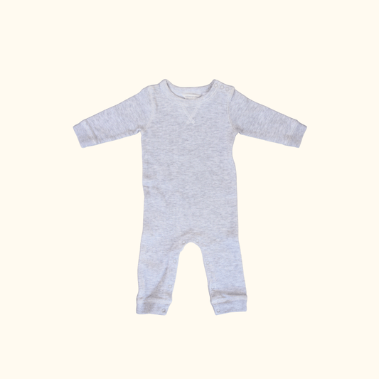 Grey Rib Onesie