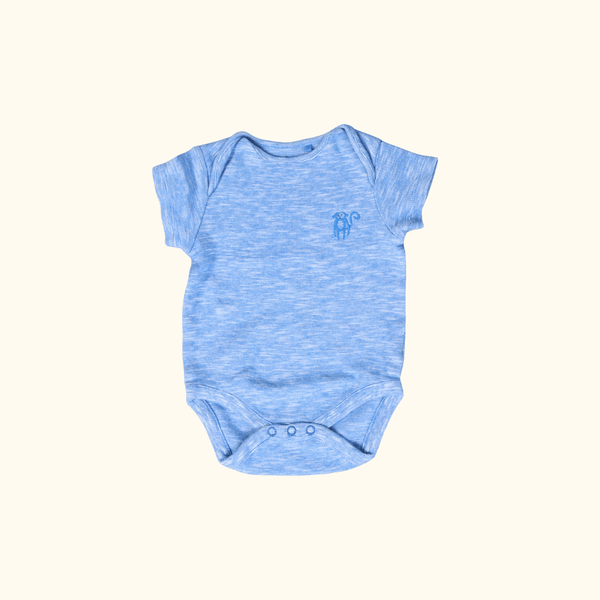 Blue Short Sleeve Bodysuit