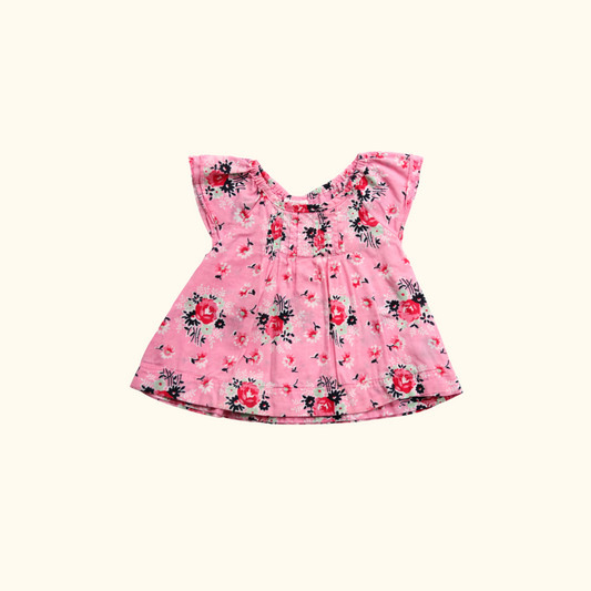 Pink Floral Top
