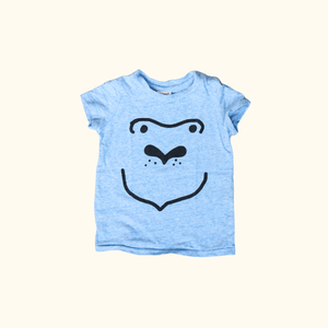 Blue T-Shirt with Face