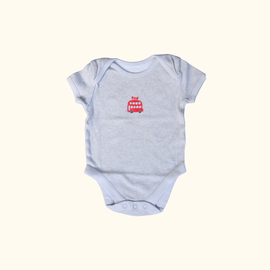 Grey Bodysuit with Bus