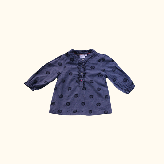 Blue Denim Long Sleeve Shirt