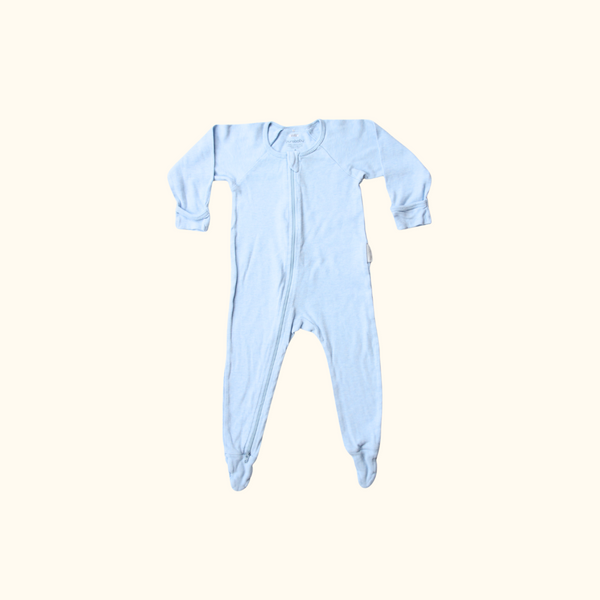 Blue Onesie with Zip